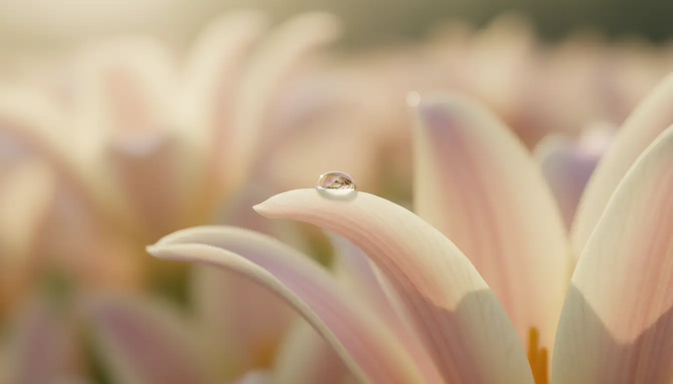 A calm conceptual image evoking ovulation and the fertile window